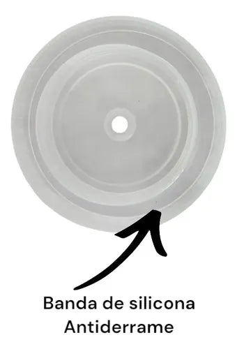 Vaso Con Tapa Y Sorbete Acrilico Tipo St Blanco