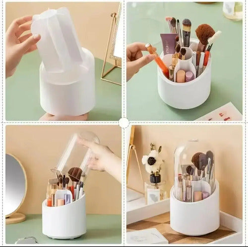 Porta Brochas Blanco Giratorio 360 Organizador Capsula Blanco · 6752 · foto 09