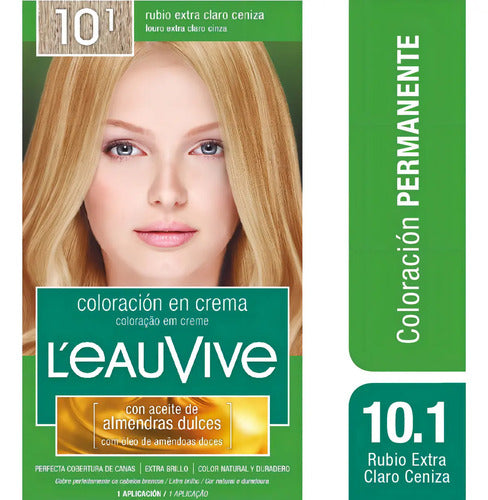 L'eau Vive Kit Tintura Coloración En Crema Tono 10.1 Rubio