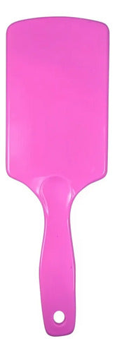 Cepillo Neumático Rectangular 50156 Eurostil Fucsia Fucsia