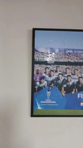Cuadro Decorativo Racing Campeón Copa Sudamericana 2024