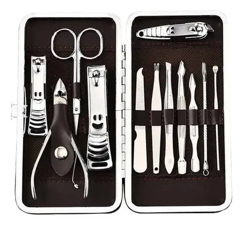 Set Manicura Pedicura 12 Piezas De Acero Inoxidable En Estuche · 17842 · foto 03