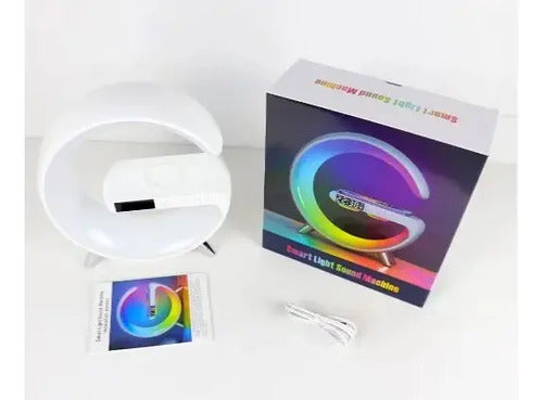 Veladores Proyectores Despertador Letra G Reloj Bluetooth