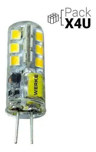 Lámparas LED G4 2 W 12 V Luz Fría Pack de 4 · 15912 · foto 01