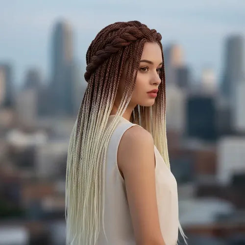 Extensiones Pelo Kanekalon Trenzas Africana B39 Marron Rubio