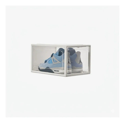 Caja Zapatilla Organizador Gabinete Apilable Shoe Box Fronta