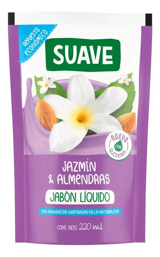 Suave Jabon Liquido Repuesto Jazmin & Almendras 220ml