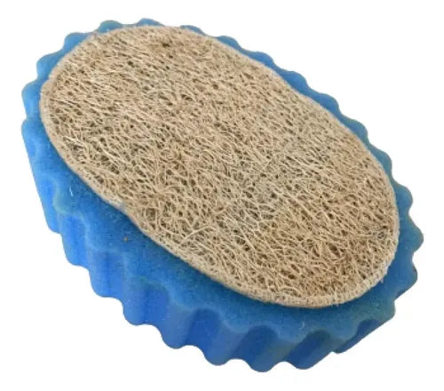 Esponja Estilo Spa Art 124 Plástico Ovalada Liso Surtidos Baño Exfoliante