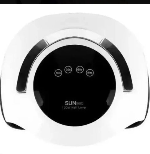 Combo Cabina UV/LED Sun BQ5T 120W Táctil y Torno para Uñas con Fresas · 18412 · foto 02