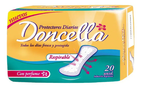 Doncella Protectores Diarios Con Perfume Envase X 20