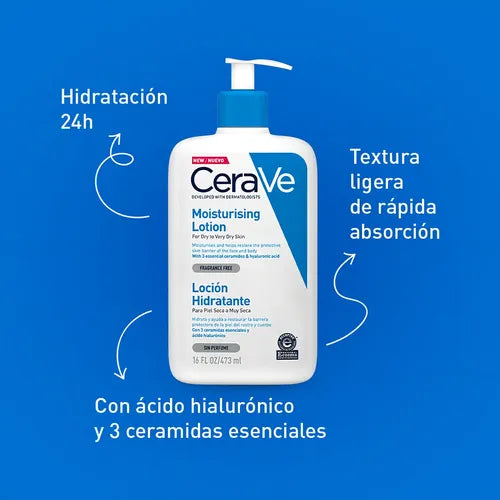 Loción Hidratante Cerave para Piel Seca a Muy Seca 473 Ml · 17406 · foto 04