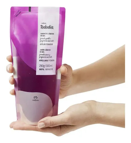 Natura Repuesto Jabón Líquido en Gel Avellana y Casis 300 Ml · 17366 · foto 02