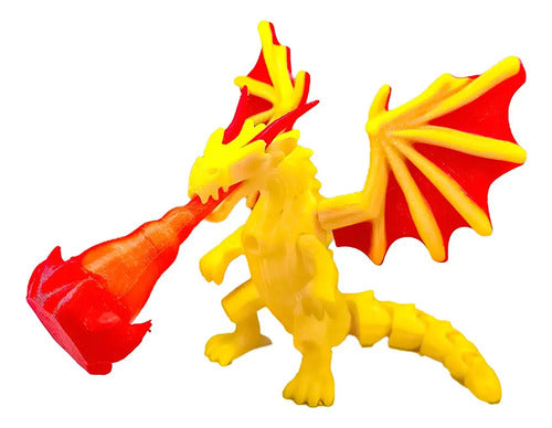 Figura Articulada 3D Meme Brainrot Canneloni Dragoni 15cm · 16839 · foto 01