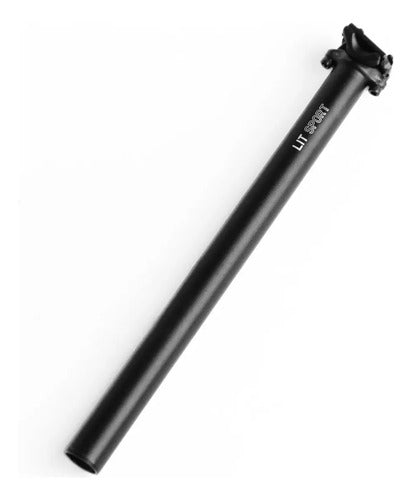 Caño Portasilla Lit Riding 27.2mm x 400mm Recto de Aluminio Negro · 16804 · foto 05