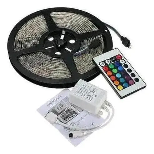Tira de Luces LED RGB 5050 5 Metros con Control de Color y Fuente · 16005 · foto 02