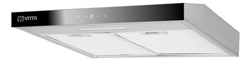 Extractor Purificador Cocina Vitta Panel Digital De Vidrio Acero Inoxidable 60cm 2 En 1