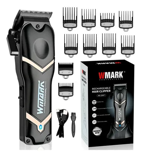 Maquina Cortadora de Pelo Inalámbrica Wmark Profesional 6800 Rpm Ng-2047 · 22903 · foto 01