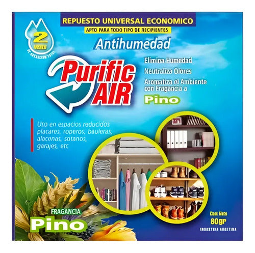 Paquete de Absorción Antihumedad Pino Purific Air 80g · 15859 · foto 01