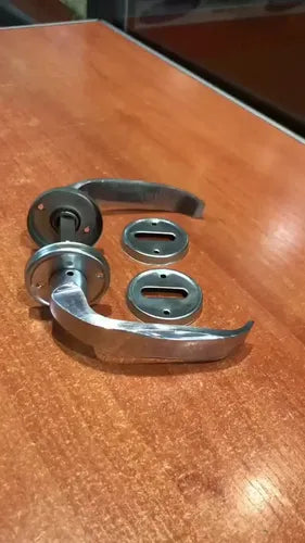 Picaporte Aluminio Rialpa Manija Satinad Aluminio