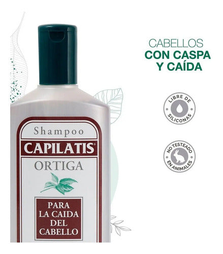 Capilatis Ortiga Shampoo para la Caspa x 410ml con Capuchina · 2093 · foto 03