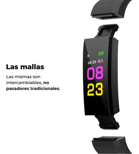 Smartband Zhome Z-5120 Negro Pantalla 0.96 IP67 Bluetooth · 16722 · foto 04