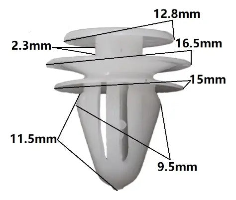 Clips Grampa 80640 Tapizado Nissan Versa Note Sentra Tiida X10