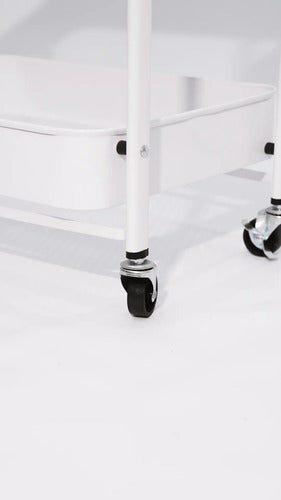 Carro Auxiliar Lbs Plegable Blanco