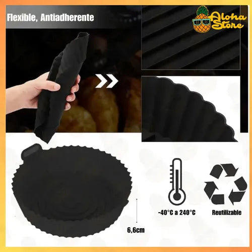 Molde Silicona Redondo Waffy 22.6cm Surtido 1u Surtido