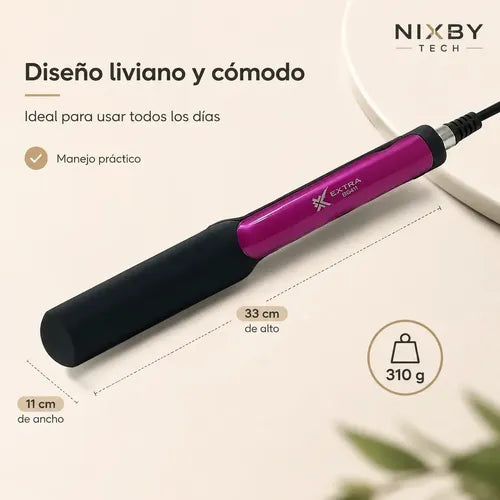 Plancha de Pelo Exxtra Tech NHS-870 de Cerámica Violeta · 17109 · foto 07