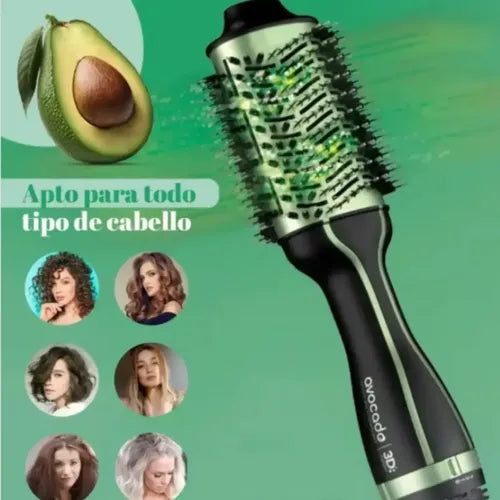 Cepillo Secador Modelador memeNOVA Keratin 3D Pro 3000 W Verde Musgo · 17141 · foto 02