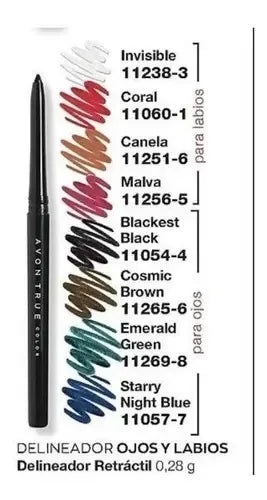 Avon Delineador De Ojos Retractil Glimmerstick Marron