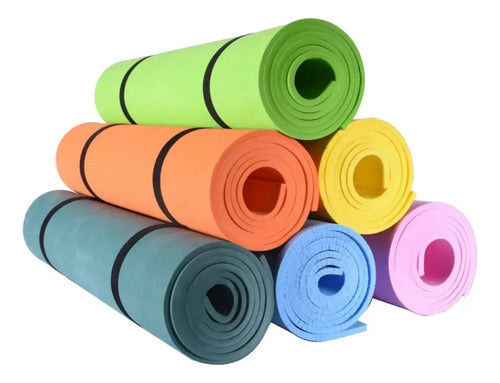 Colchoneta de Goma EVA para Yoga y Pilates 160x57cm 6mm Negro · 16918 · foto 02