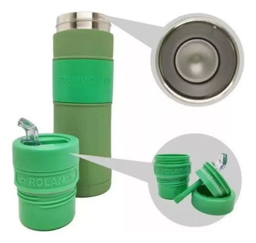 Mate Listo Autocebante Rolan Acero Inoxidable 500 ml Rosa · 8468 · foto 05