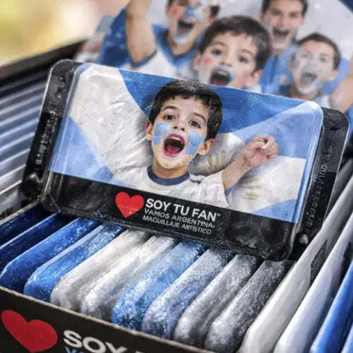 Kit Maquillaje Pintacara Selección Argentina Mundial de Fútbol x2 · 17536 · foto 02
