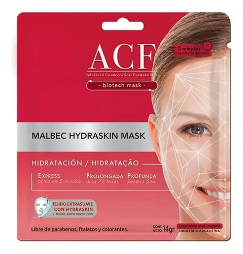 Máscara Facial Shock Malbec Hydraskin ACF · 16577 · foto 01