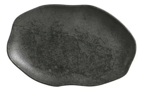 Fuente Irregular X4 Cerámica Gres Gris Piedra 30cm Gris