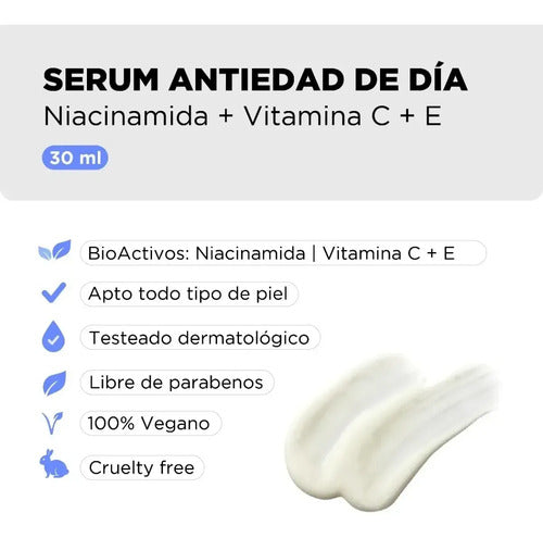 Sérum Antiedad Regina Día con Niacinamida y Vitamina C y E · 17461 · foto 03