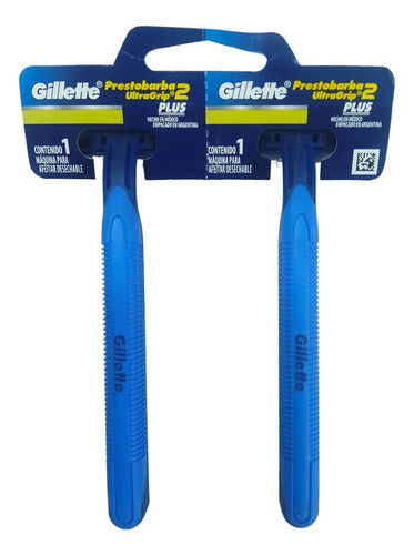 Gillette Máquina Afeitar Prestobarba Ultragrip 2 X 1 Unidad