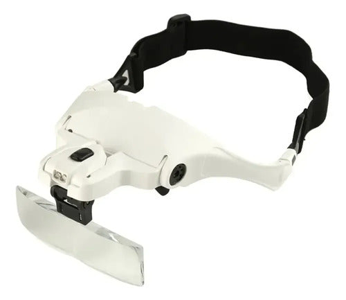 Vincha Lupa Luz Led Ajustable Multiuso 5 Lentes Manos Libres · 7402 · foto 07