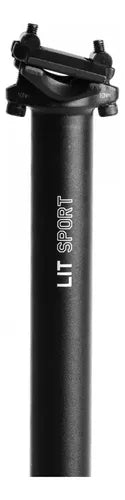 Caño Portasilla Lit Riding 27.2mm x 400mm Recto de Aluminio Negro · 16804 · foto 03