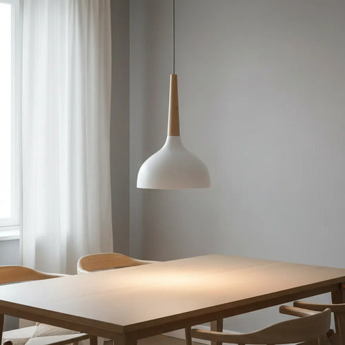 Lampara Colgante Vignolo Berlín 1 Luz Blanco