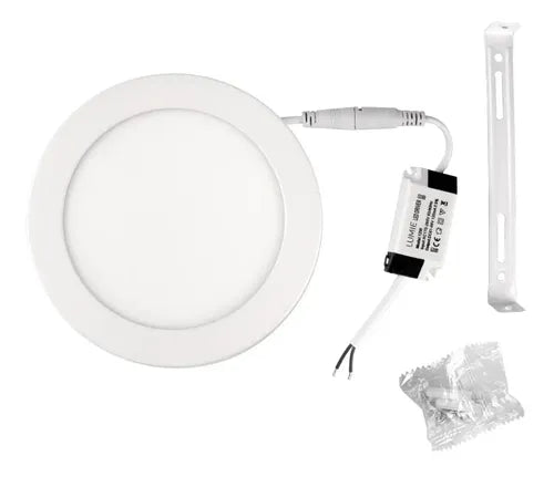Plafon Led 6w Techo Aplicar Lampara Redondo Lumie Blanco