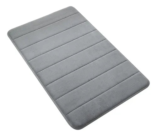 Alfombra De Baño Antideslizante Microfibra Con Memory Form