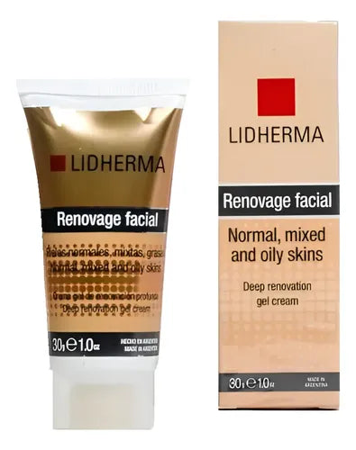 Crema Facial de Noche Lidherma Renovage para Piel Normal a Grasa 30 g · 17582 · foto 01