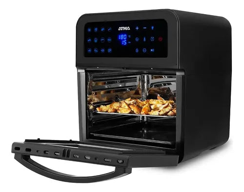 Horno Y Freidora De Aire Digital Atma 94hfr582dp 11,6 L Plateado Negro