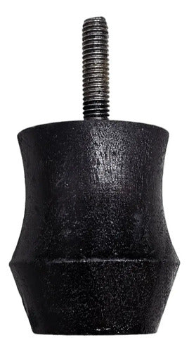 Pata Chica Para Sommier Box De 6,5cm Por Unidad Negro