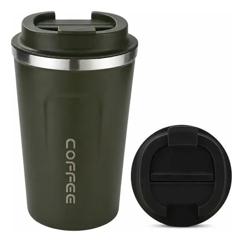 Vaso Térmico para Café con Medidor de Temperatura 510 Ml Verde · 16815 · foto 01