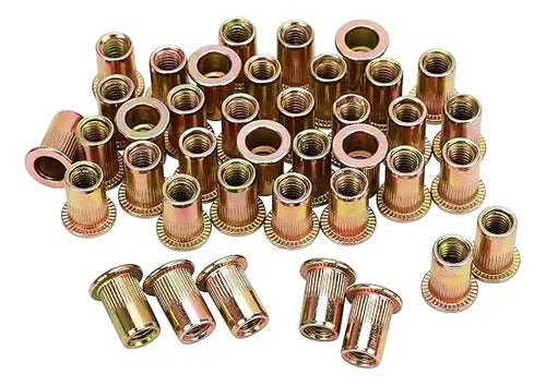 Remache Roscado Acero M8 Tuerca 50u