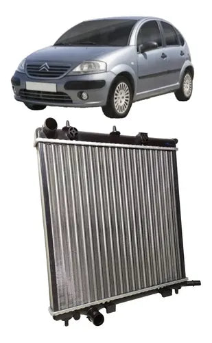 Radiador Tyc 39.6cm X 38cm Citroen C3 1.4 Peugeot 208 Nafta