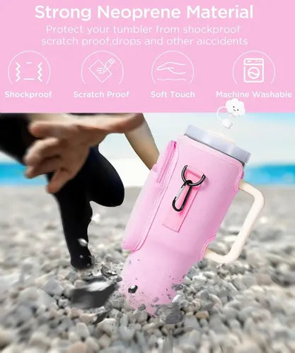 Bolso Funda Neoprene Para Vaso Stanley Correa Ajustable